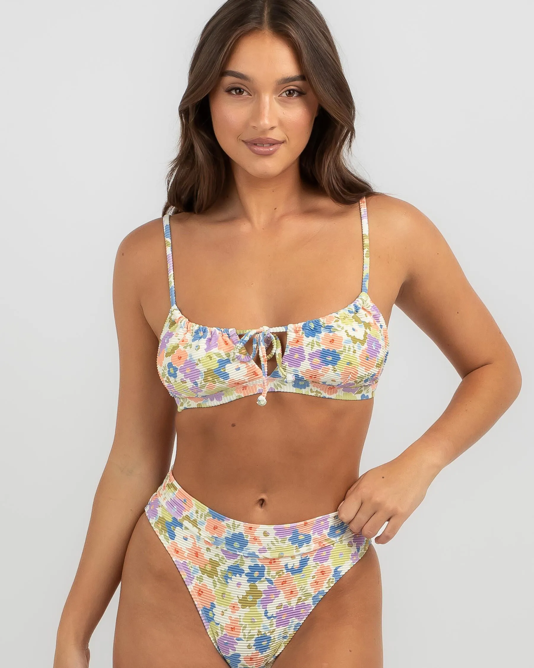 Billabong Dream Chaser Tanlines Coco Bralette Bikini Top