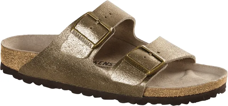 Birkenstock Arizona Classic Footbed - Washed Metallic Leather