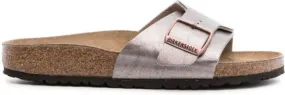 Birkenstock Catalina metallic leather sandals Gold