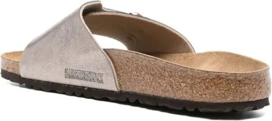 Birkenstock Catalina metallic leather sandals Gold