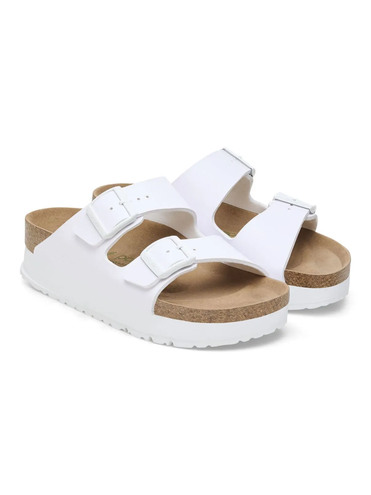 Birkenstock Flex Platform Birko Flor Arizona in White