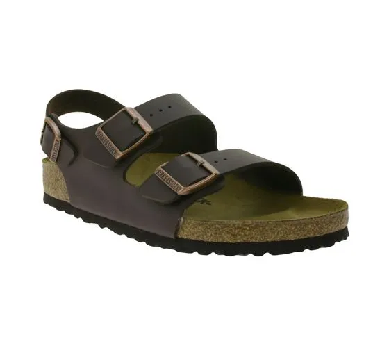 BIRKENSTOCK Milano Sandale Made in Germany Sommer-Schuhe normale Breite 0034701 Braun