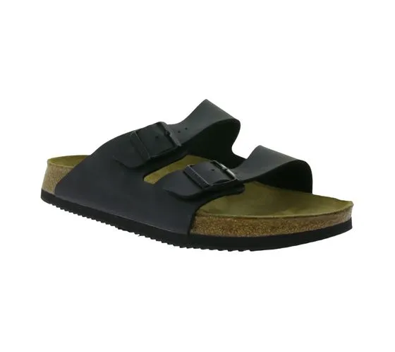 BIRKENSTOCK Mules pour hommes Arizona Prof fabriquées en Allemagne largeur normale 1018222 noir