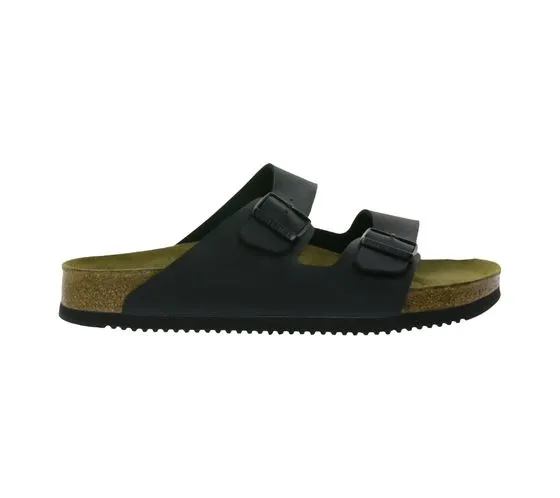 BIRKENSTOCK Mules pour hommes Arizona Prof fabriquées en Allemagne largeur normale 1018222 noir