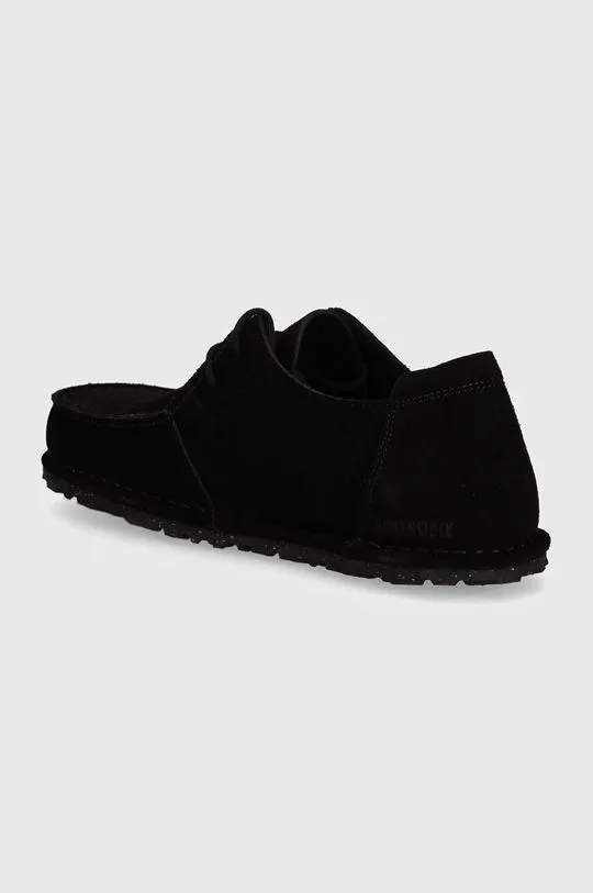 Birkenstock nubuck half-shoes Utti Lace black color 1028740