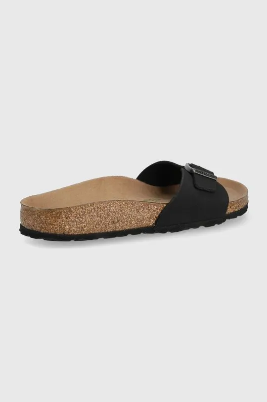 Birkenstock sliders Madrid women's black color 1020060