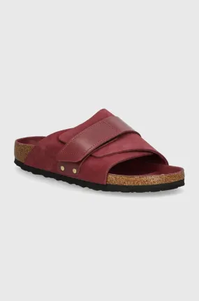 Birkenstock suede sliders Kyoto women's pink color 1028612