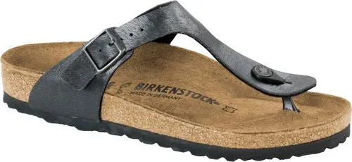 Birkenstock thong sandal Gizeh BF animal fascination slate