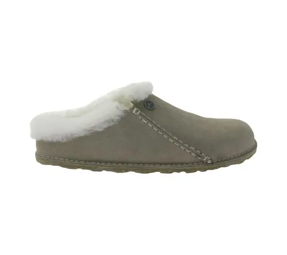 BIRKENSTOCK Zermatt chaussons pour femmes en cuir véritable avec doublure en fourrure Fabriqué en Allemagne largeur étroite 1023