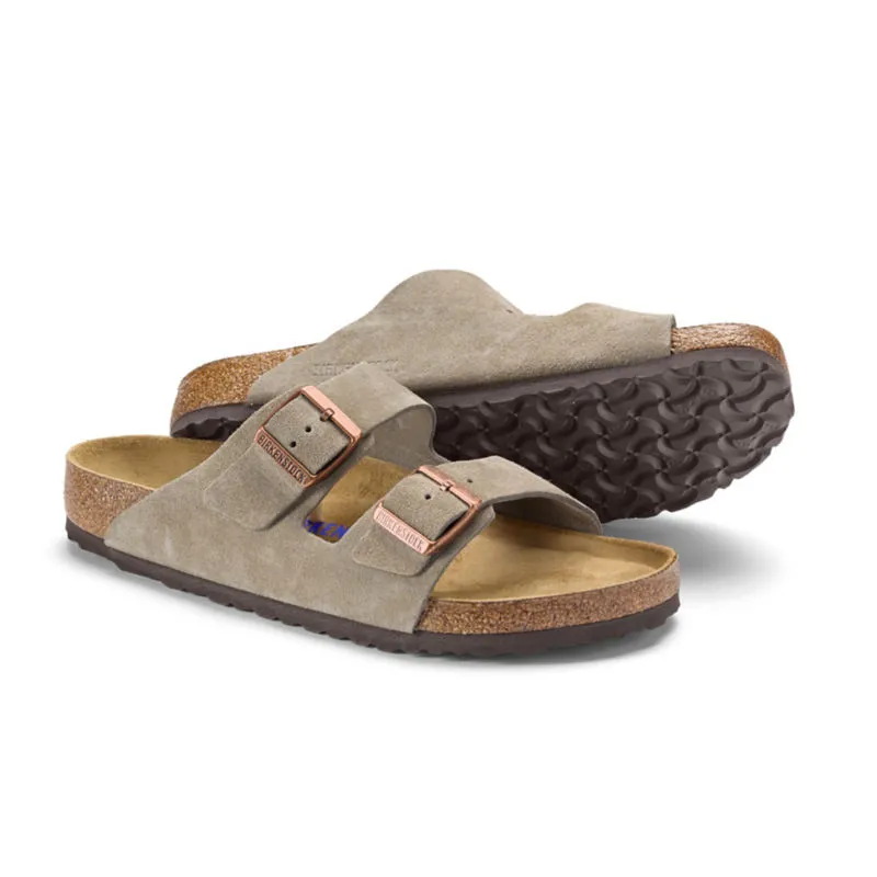 Birkenstock® Arizona Soft Footbed Suede Sandals