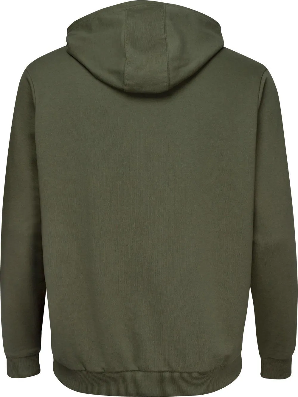 Blend Overhead Elasticated Trim Hoody - Olive