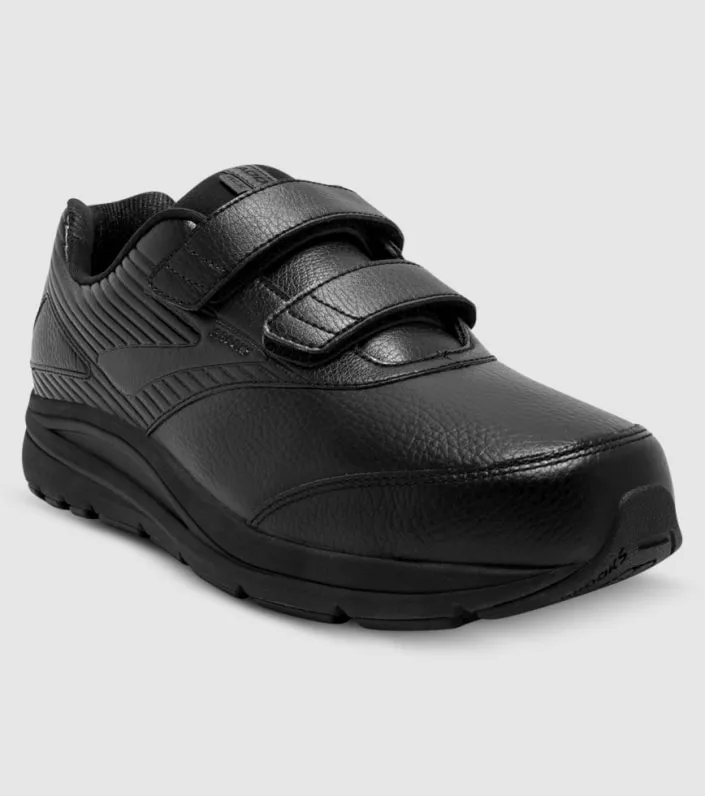 brooks addiction walker velcro 2 (2e wide) mens