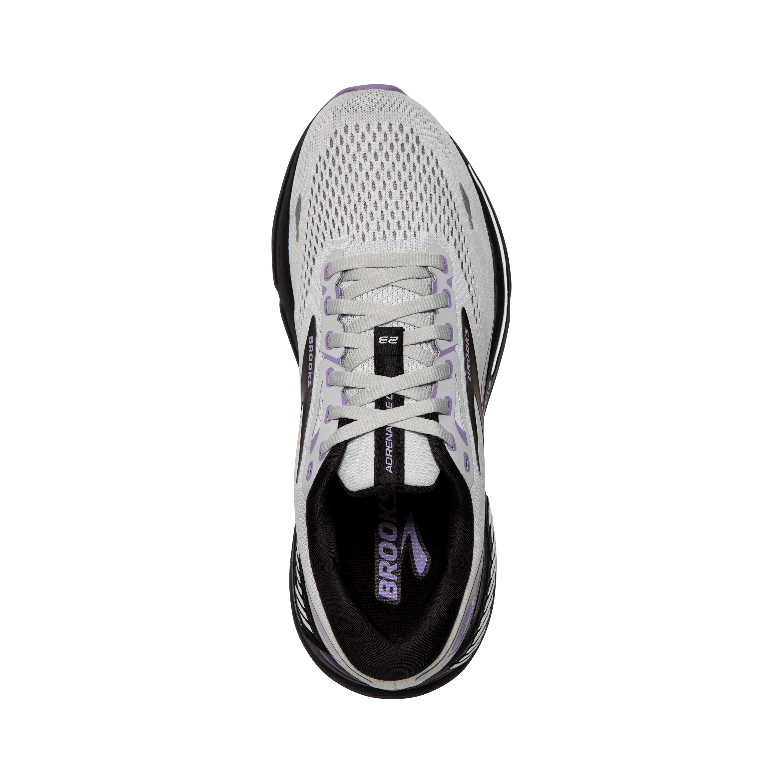 Brooks Adrenaline GTS 23 (2E Width) - Grey/Black/Purple (Womens)