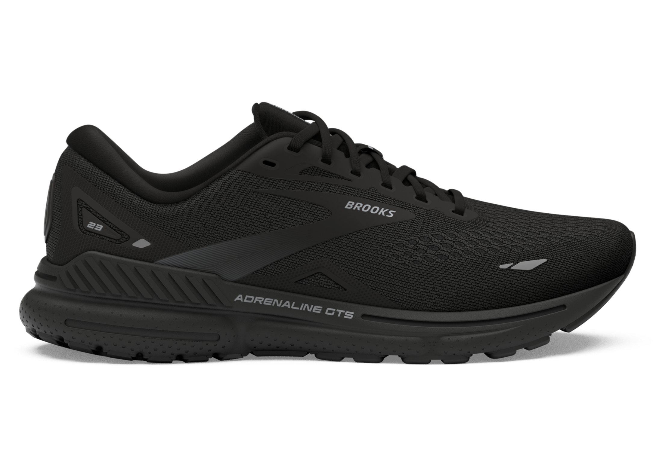 Brooks Adrenaline GTS 23 (4E Width) - Black/Black/Ebony (Mens)