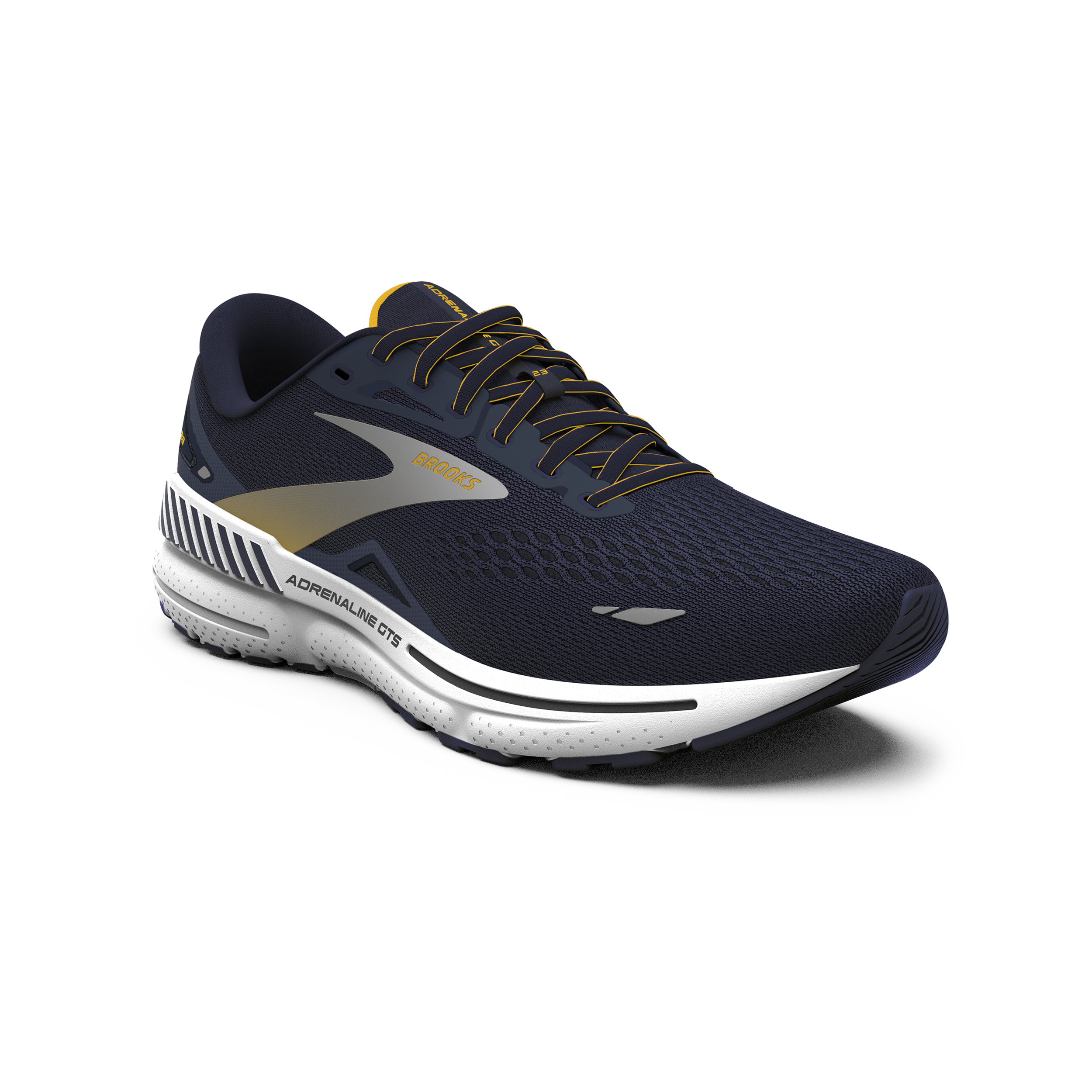 Brooks Adrenaline GTS 23 (D Width) - Navy/Saffron/White (Mens)