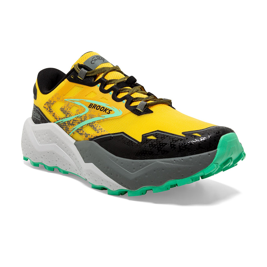 Brooks Caldera 7 Amarillo Negro Gris