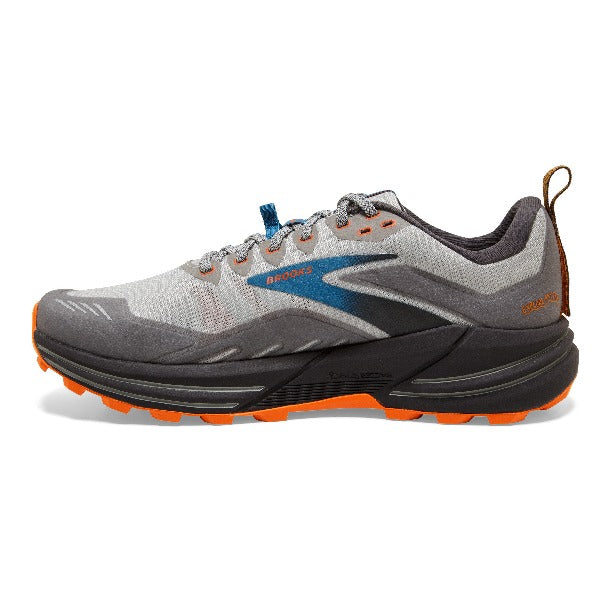 Brooks Cascadia 16 (2E Width) - Oyster Mushroom/Orange (Mens)