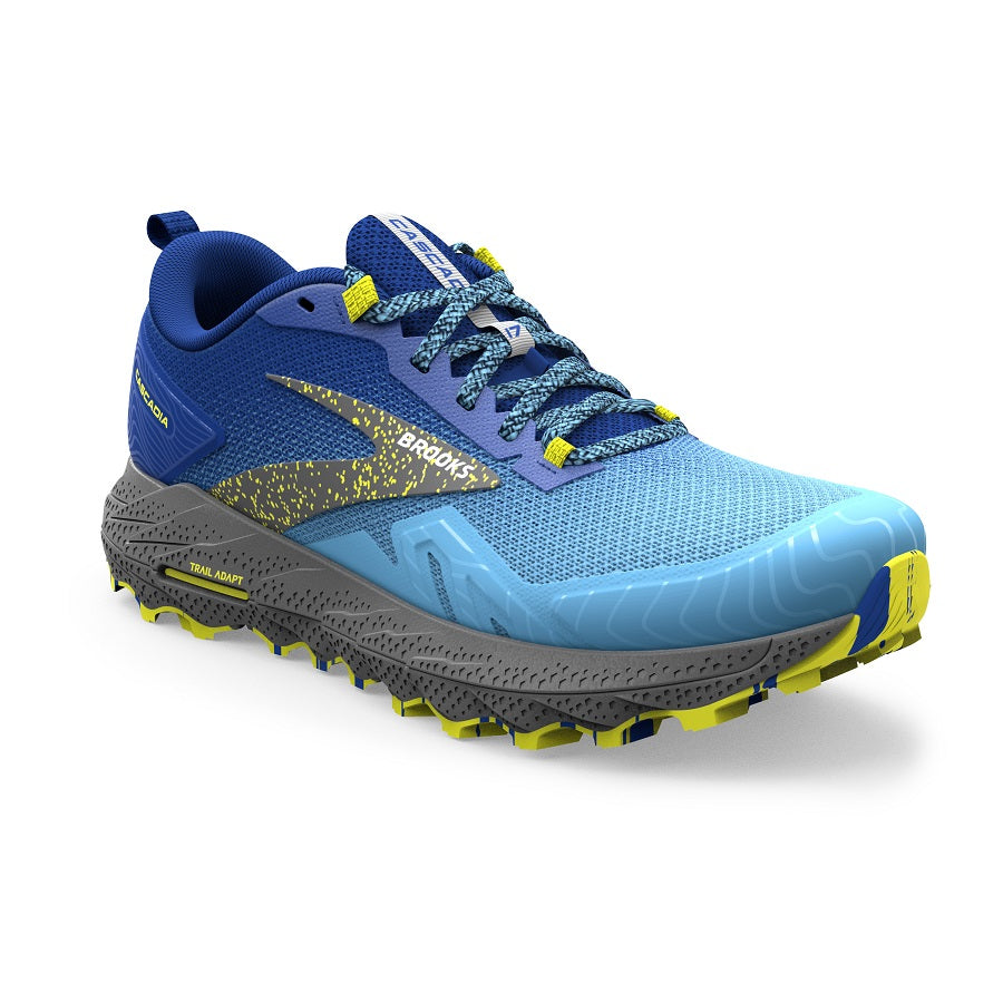 Brooks Cascadia 17 Azul Amarillo