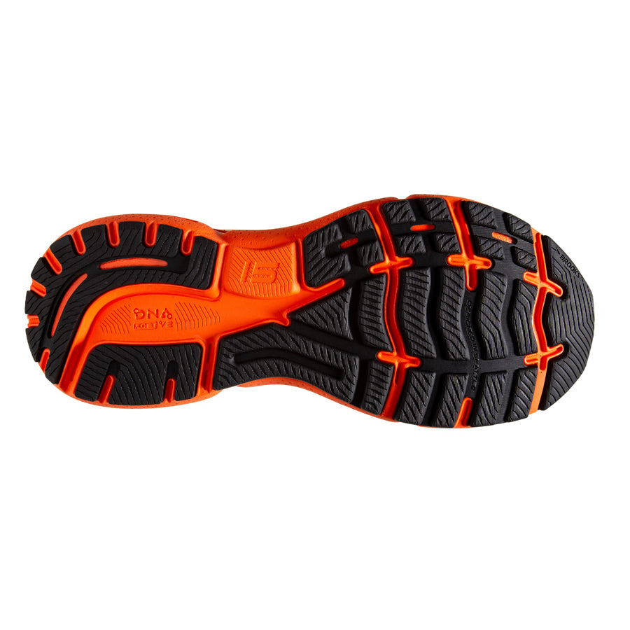 Brooks Ghost 15 Negro Naranja