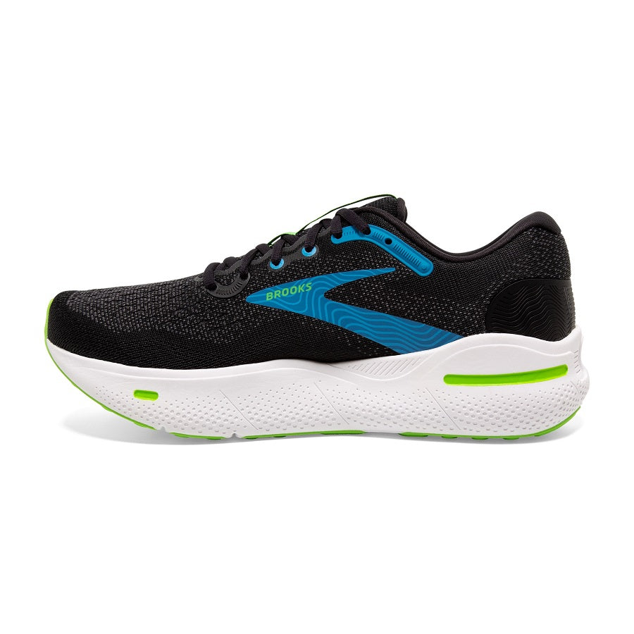 Brooks Ghost Max Negro Azul Verde