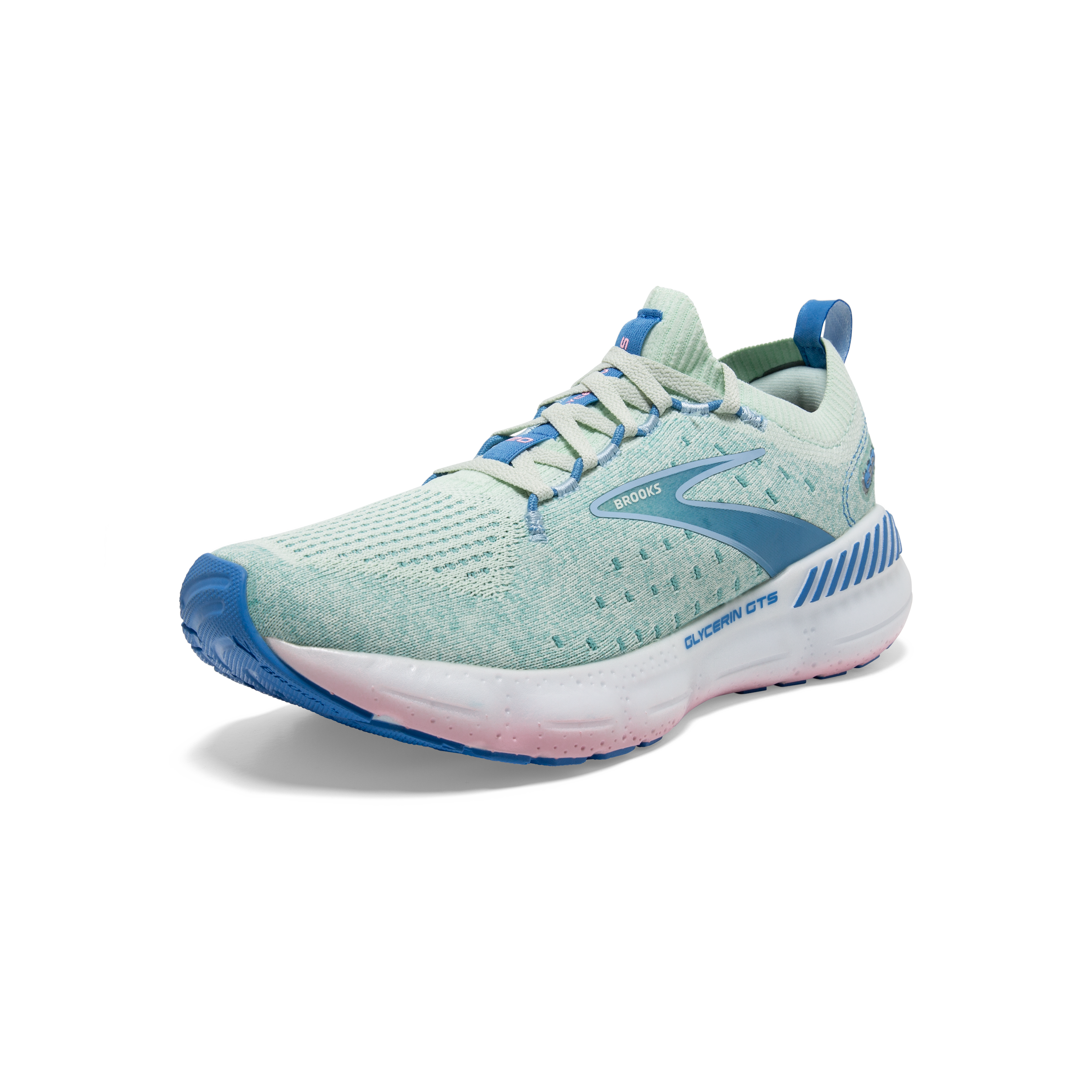 Brooks Glycerin StealthFit GTS 20 (B Width) - Blue Glass/Marina (Womens)