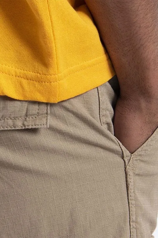 Carhartt WIP cotton shorts Regular Cargo brown color