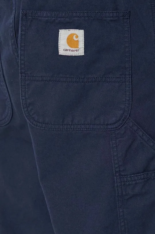 Carhartt WIP cotton trousers Flint Pant navy blue color I029919.29LGD