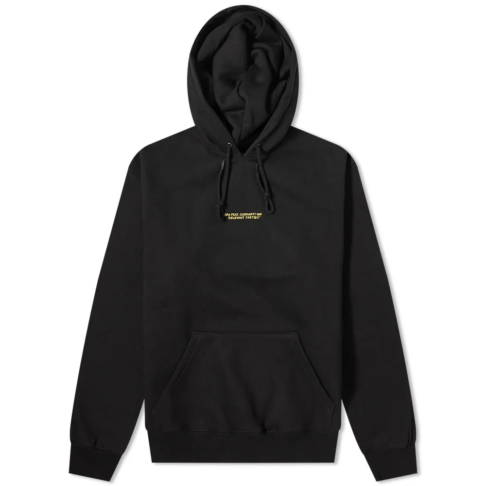 Carhartt WIP x Relevant Parties DFA HoodieBlack