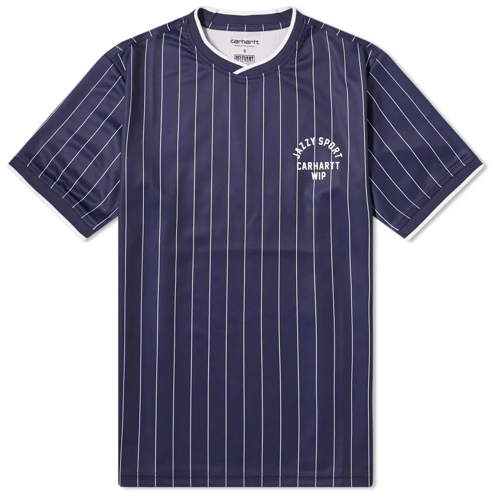 Carhartt WIP x Relevant Parties Jazzy Sport JerseyNavy & White Stripe