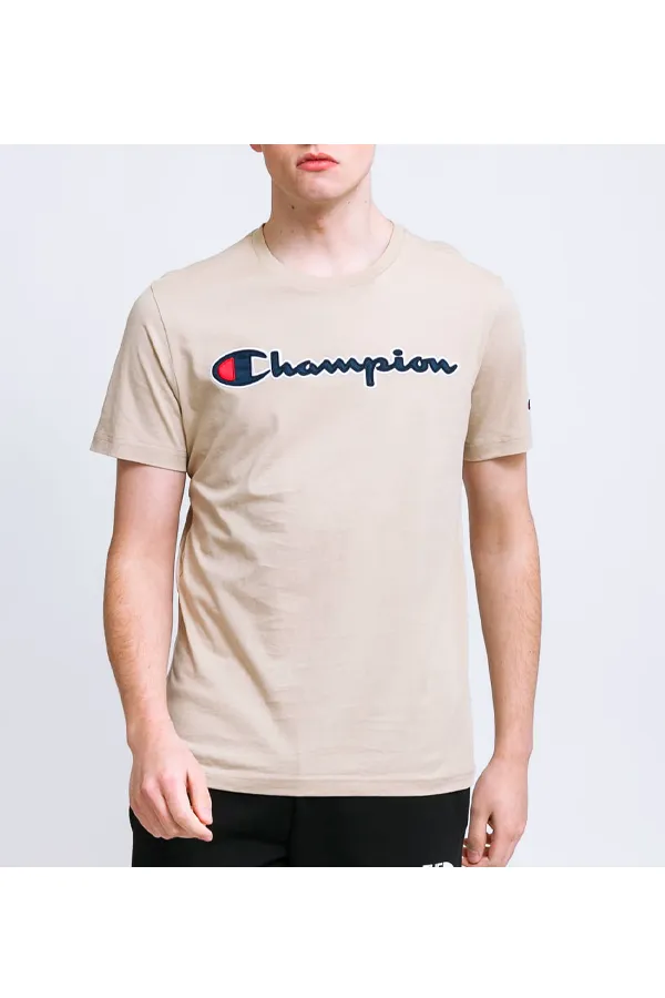 Champion Rochester Tee Big Logo Beige