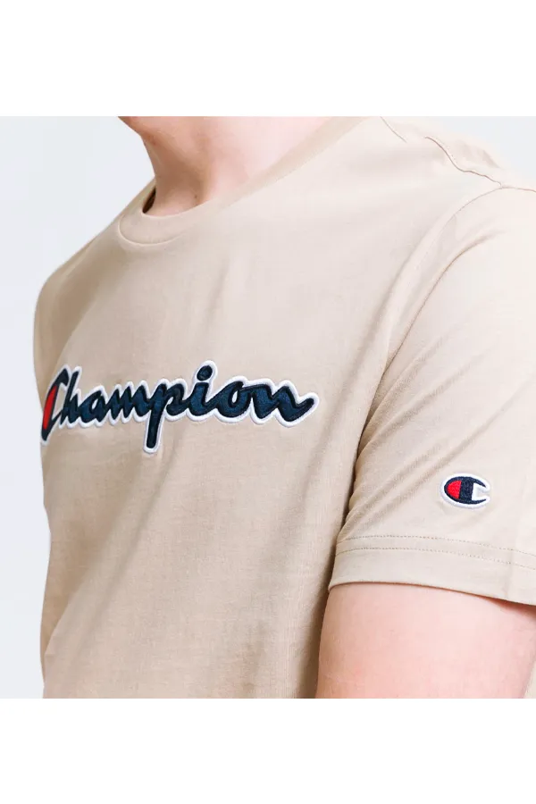 Champion Rochester Tee Big Logo Beige