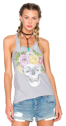 Chaser Flower Crown Tank Top