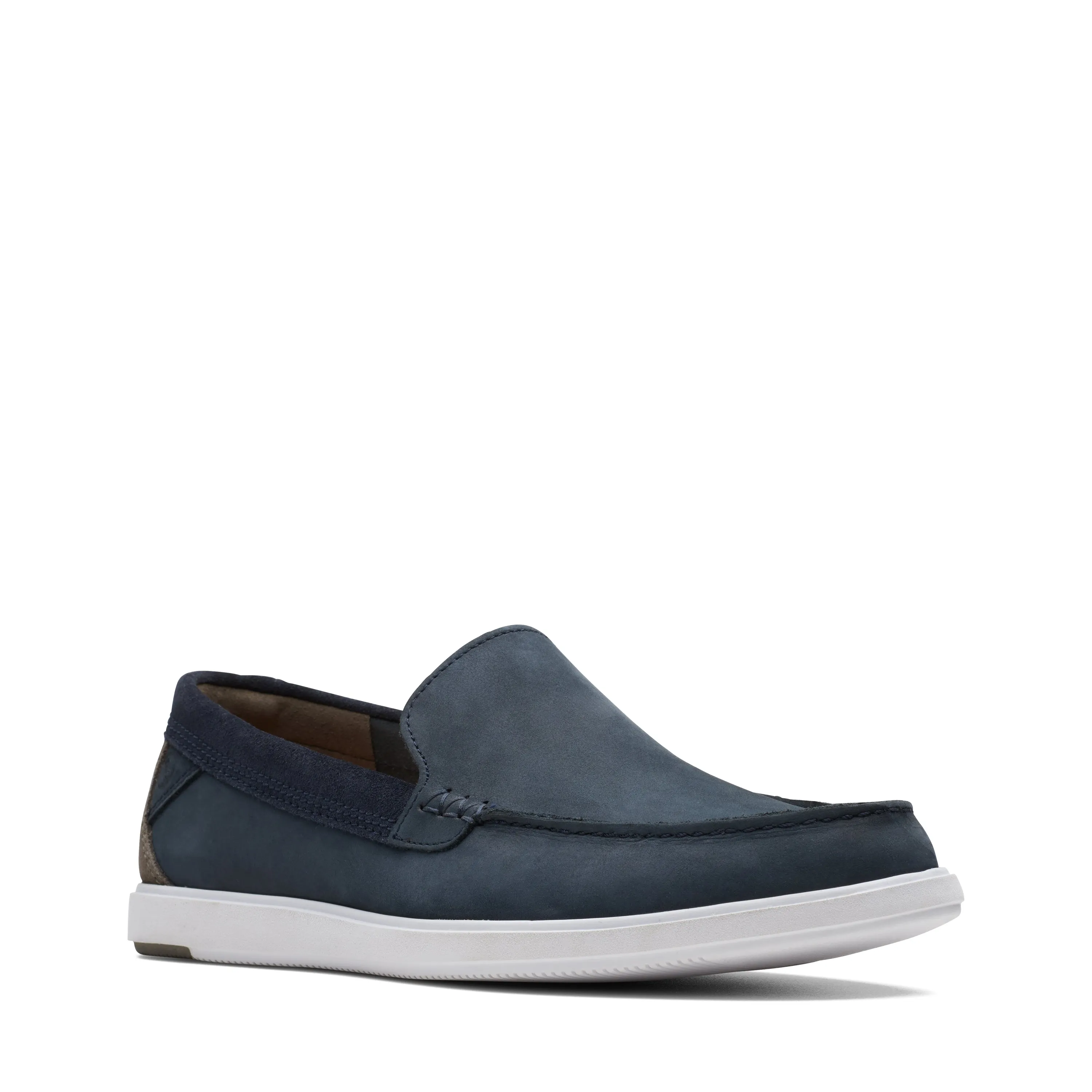 CLARKS | MOCASINES HOMBRE | BRATTON LOAFER NAVY NUBUCK | AZUL