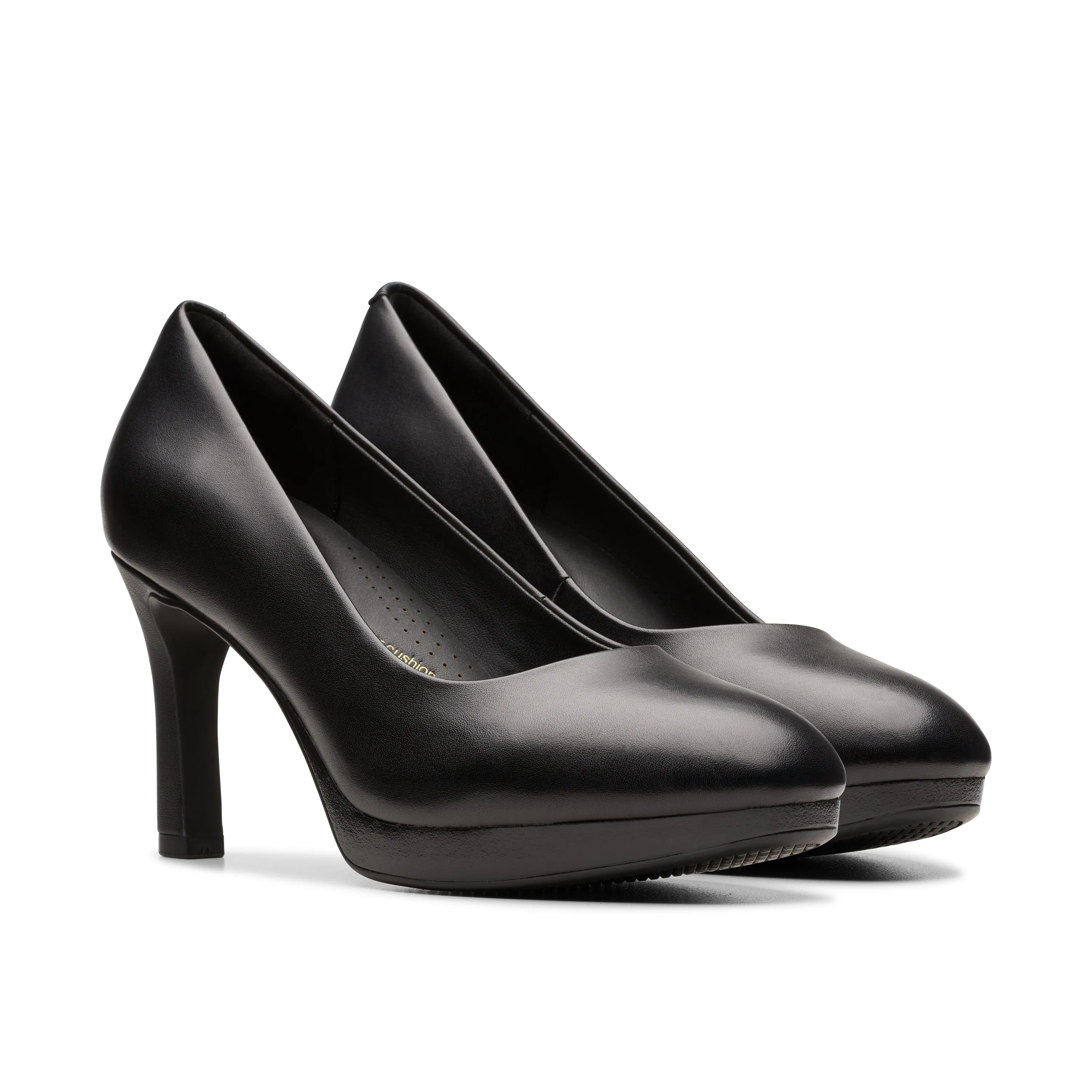 CLARKS | ZAPATOS DE VESTIR MUJER | PAVONA COURT BLACK LEATHER | NEGRO