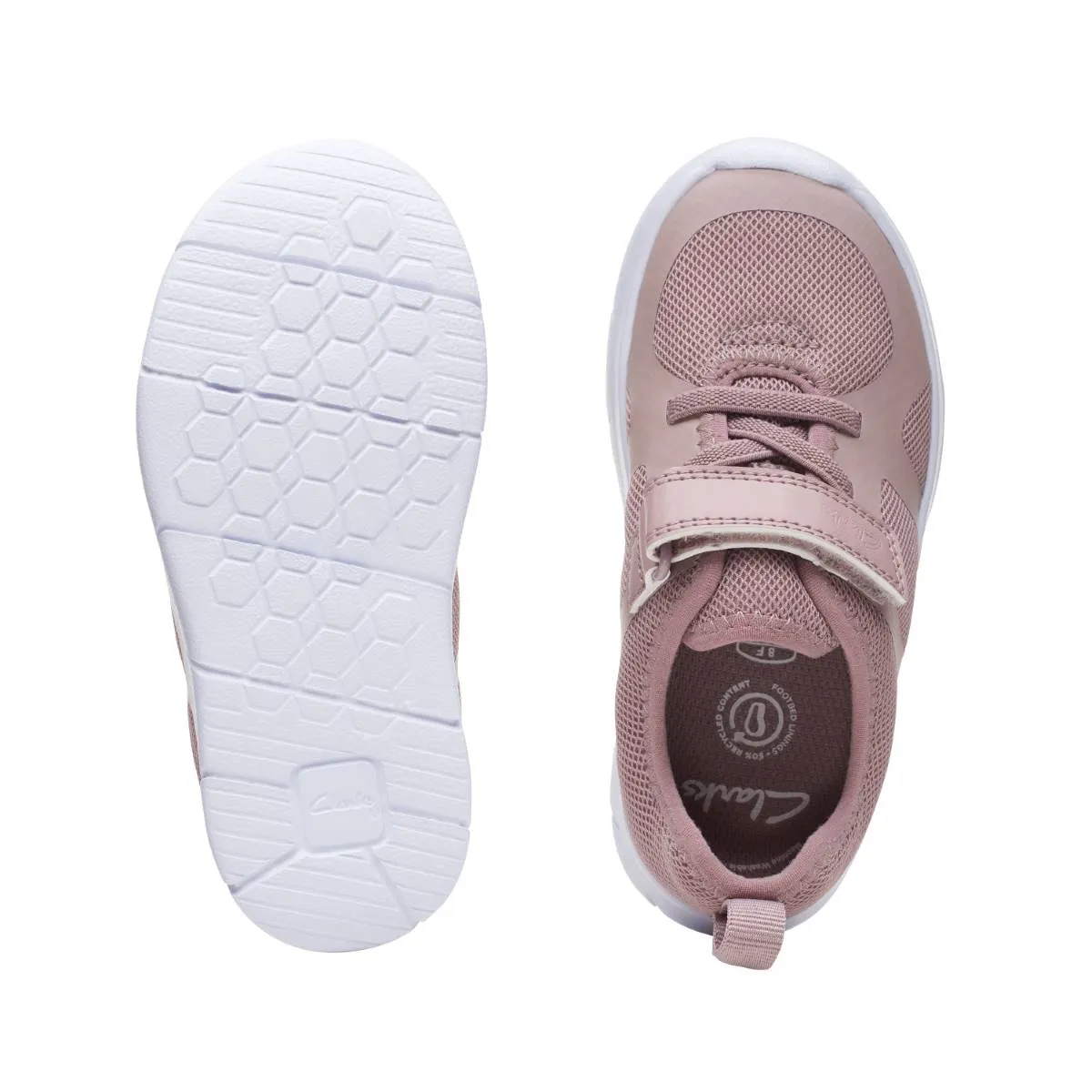 Clarks - Ath Flux K 261648176f - F Fit (pale Pink)