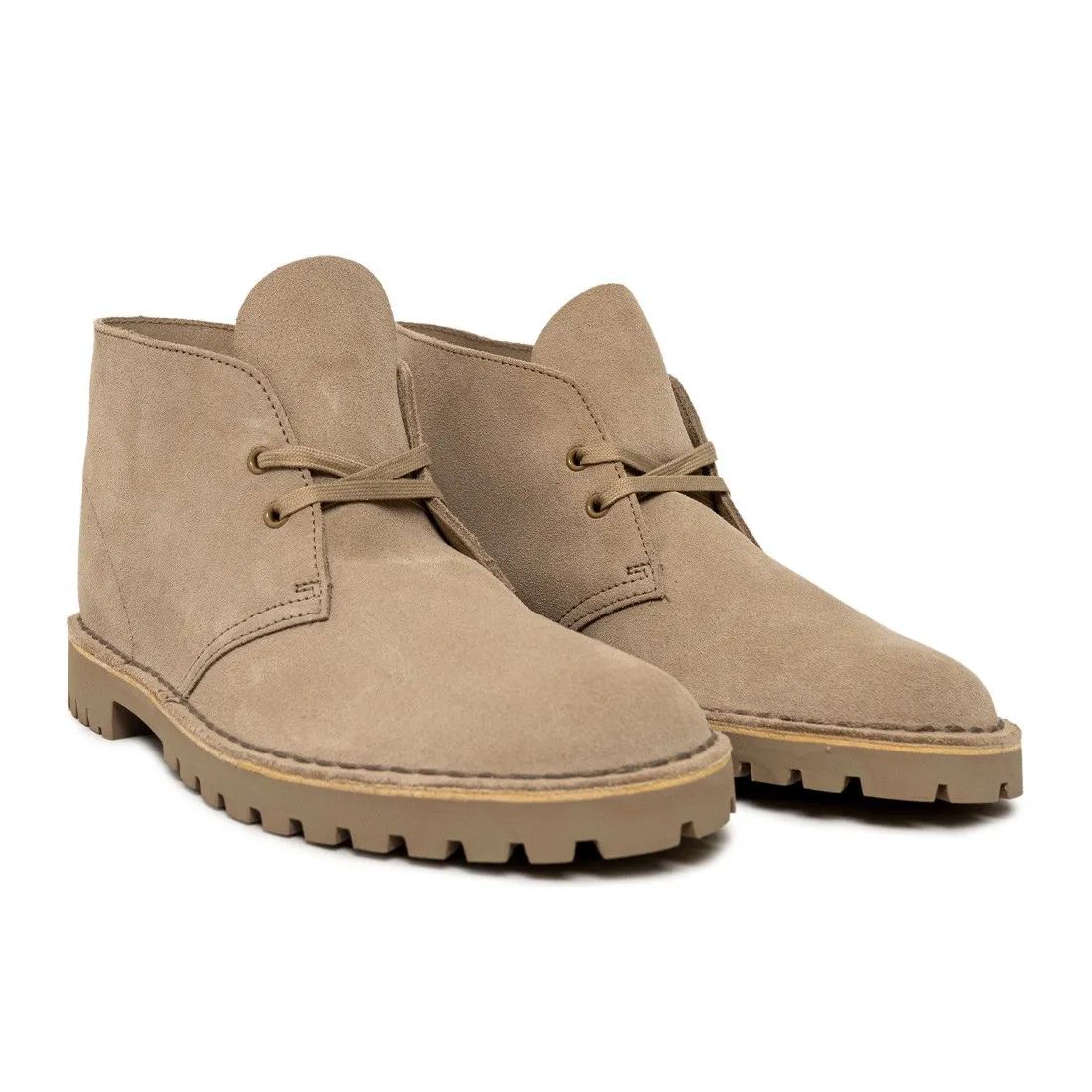 Clarks Men Desert Rock Mule (tan / sand suede)