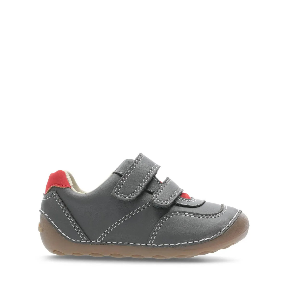 Clarks - Tiny Dusk T 261470047g - G Fit (grey Leather)