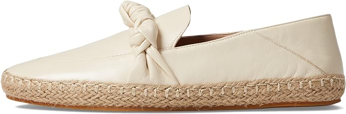 Cole Haan Cloudfeel Knotted Angora Leather/Nat Jute Slip On Espadrilles Loafers