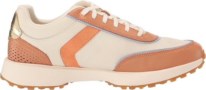 Cole Haan Grandpro Wellsley Runner Ivory/Nylon Natural Tan/Tangerine Sneakers