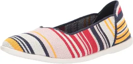 Cole Haan Springfeel Stitchlite Skimmer Preppy Stripe Print Slip On Ballet Flats