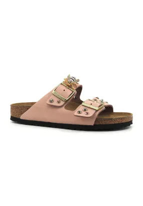 CUSTOM / BIRKENSTOCK Ciabatta Fibbie Borchie Spilla Soft Pink 1026684