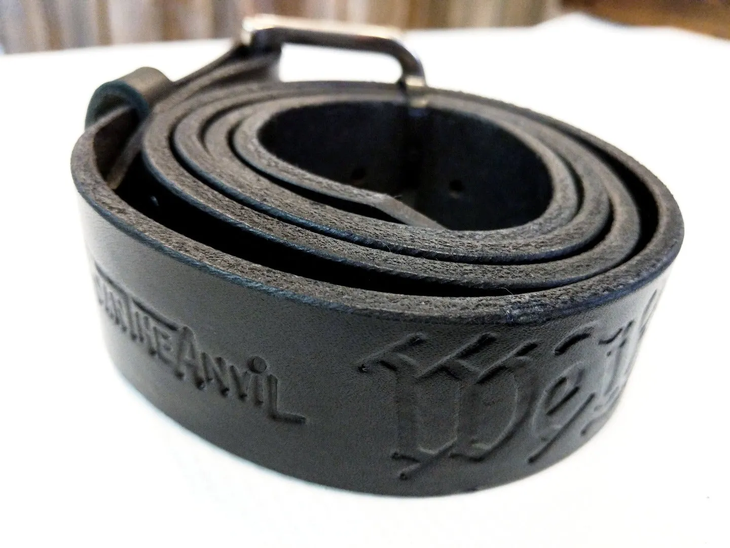 Custom Leather Belt - We The People