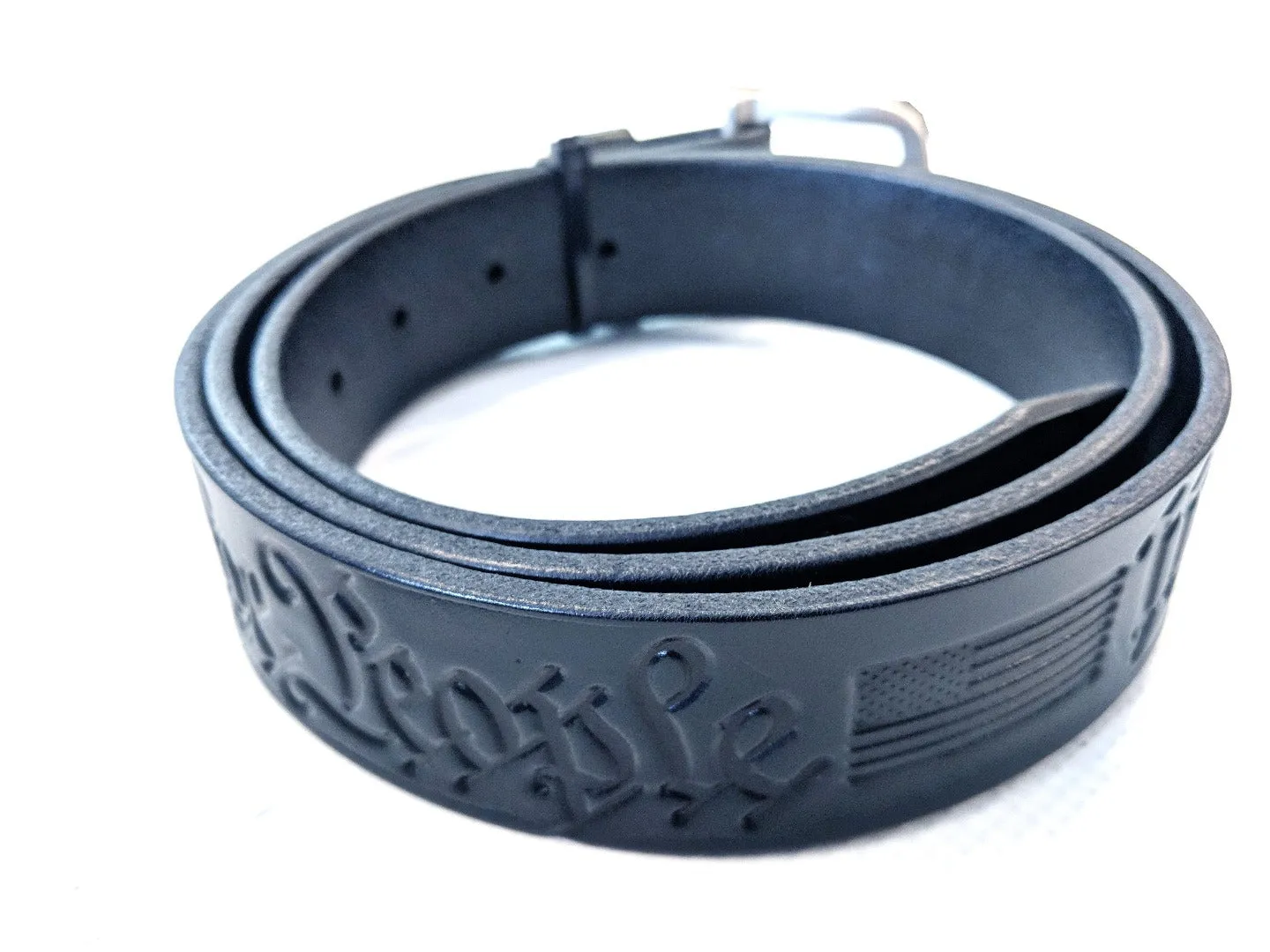 Custom Leather Belt - We The People