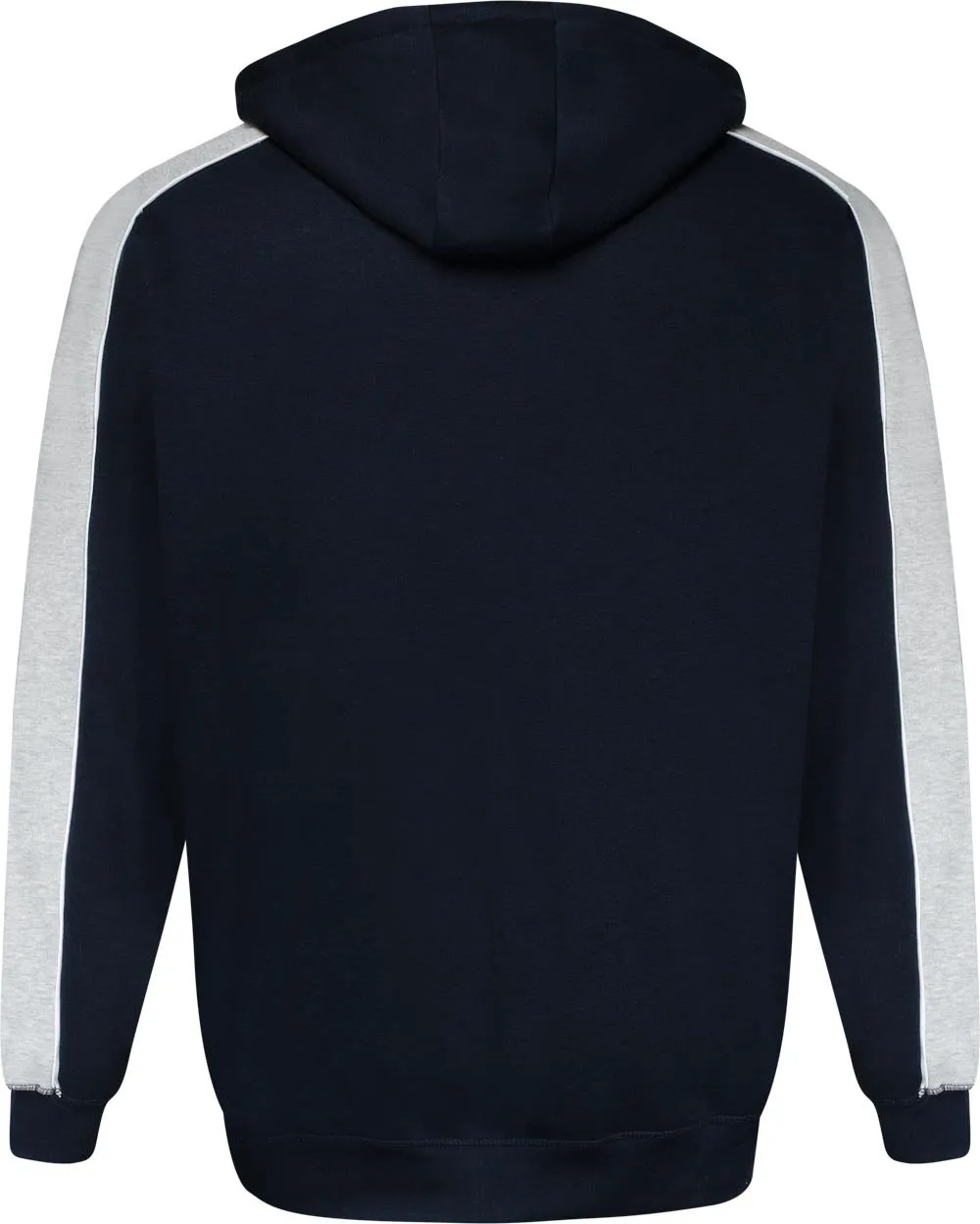 D555 Eaton Full Zipped and Embroidered Hoody - Navy