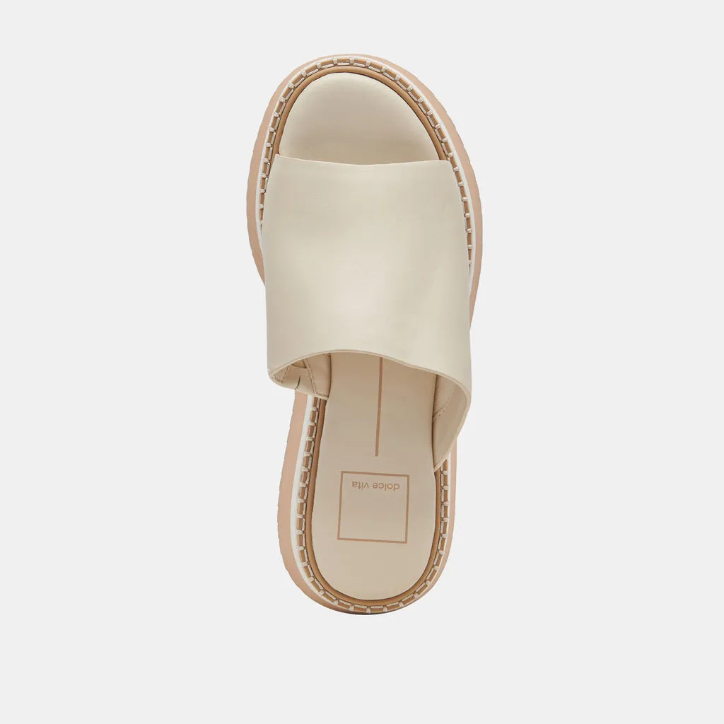 DARCEL SANDALS IVORY LEATHER– Dolce Vita 6946749907010