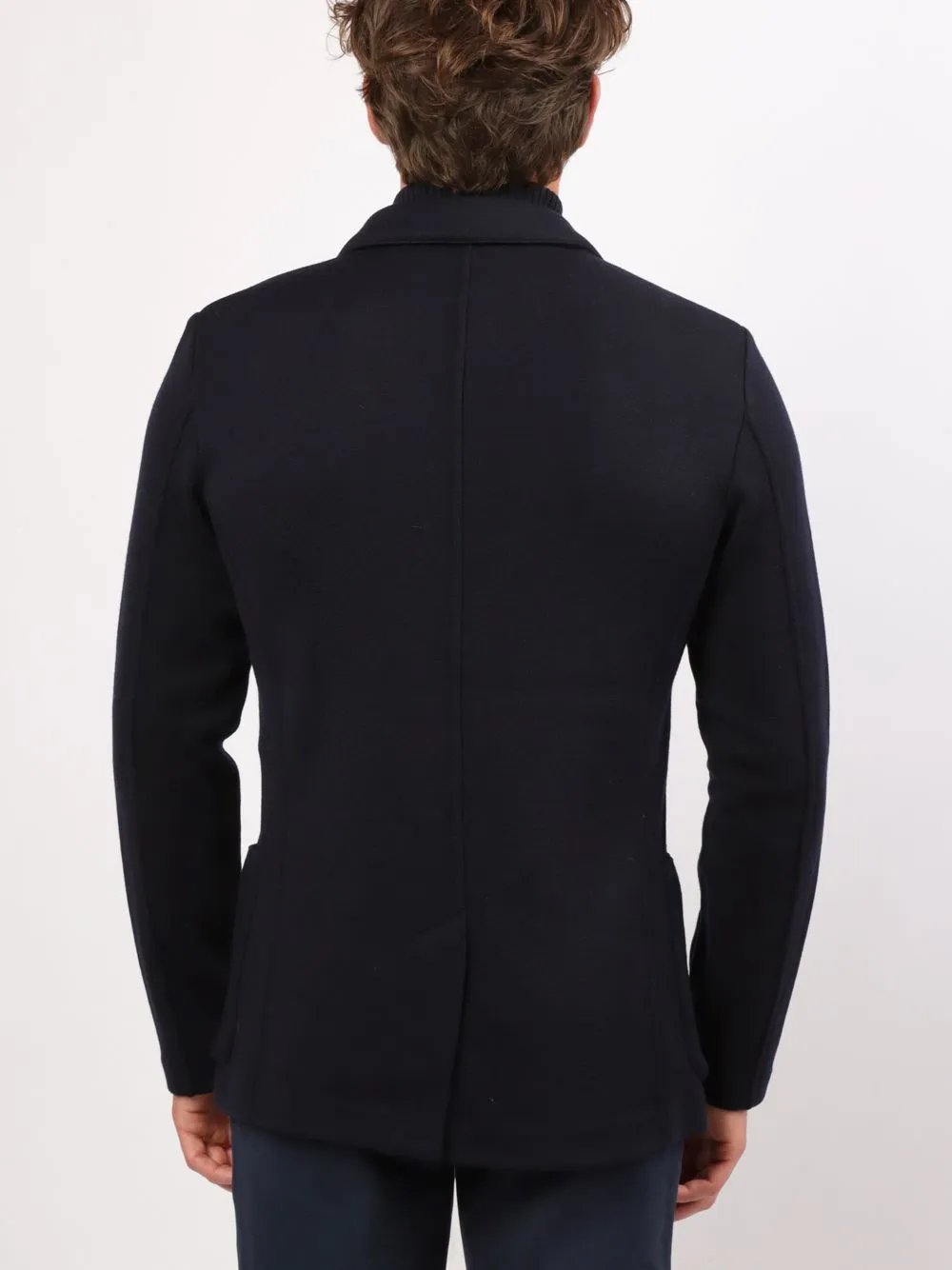 Davide Cenci Waterproof knitted blazer 