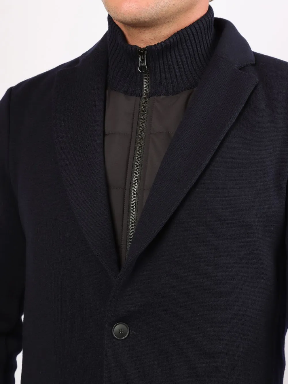 Davide Cenci Waterproof knitted blazer 