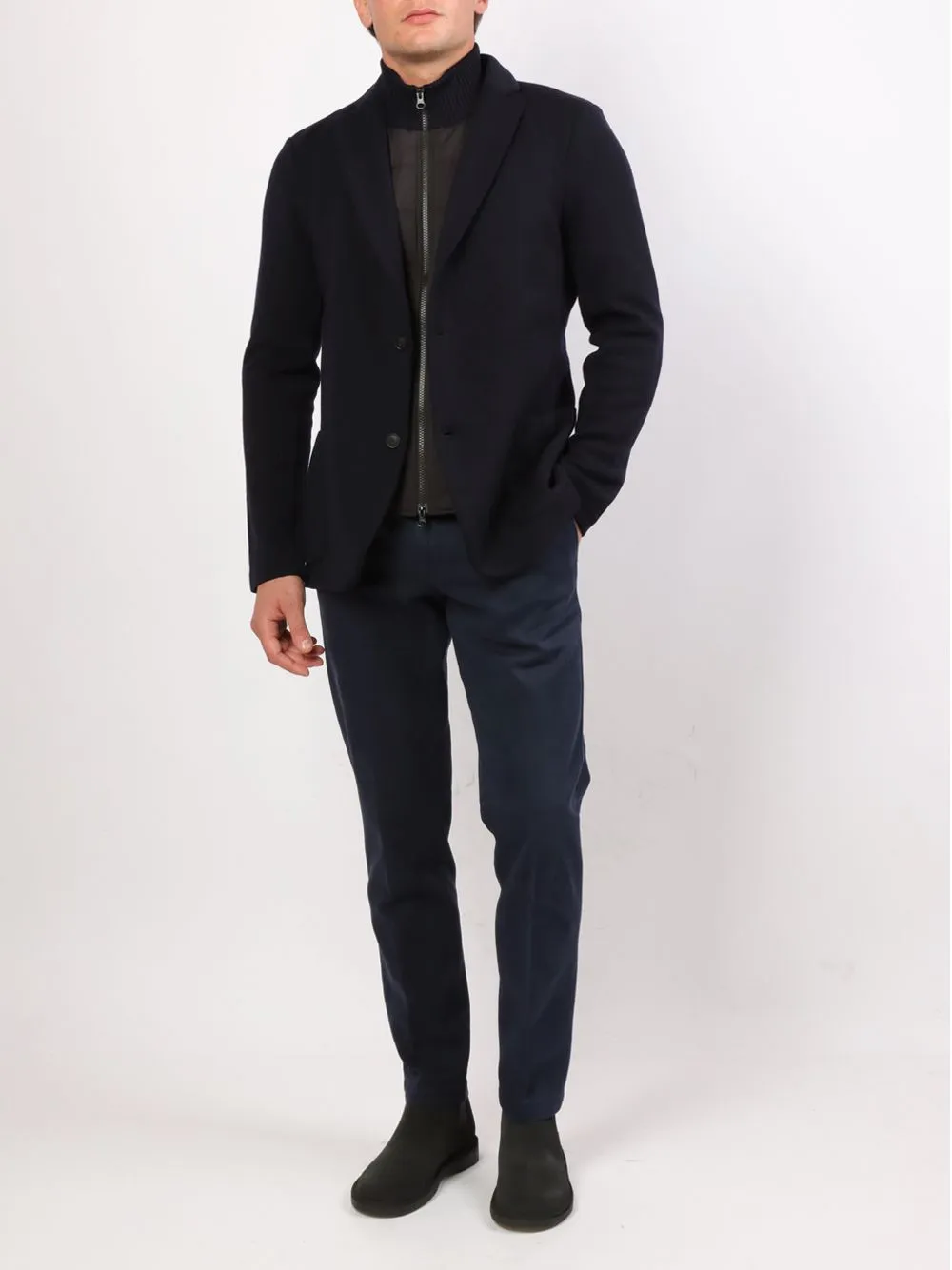 Davide Cenci Waterproof knitted blazer 