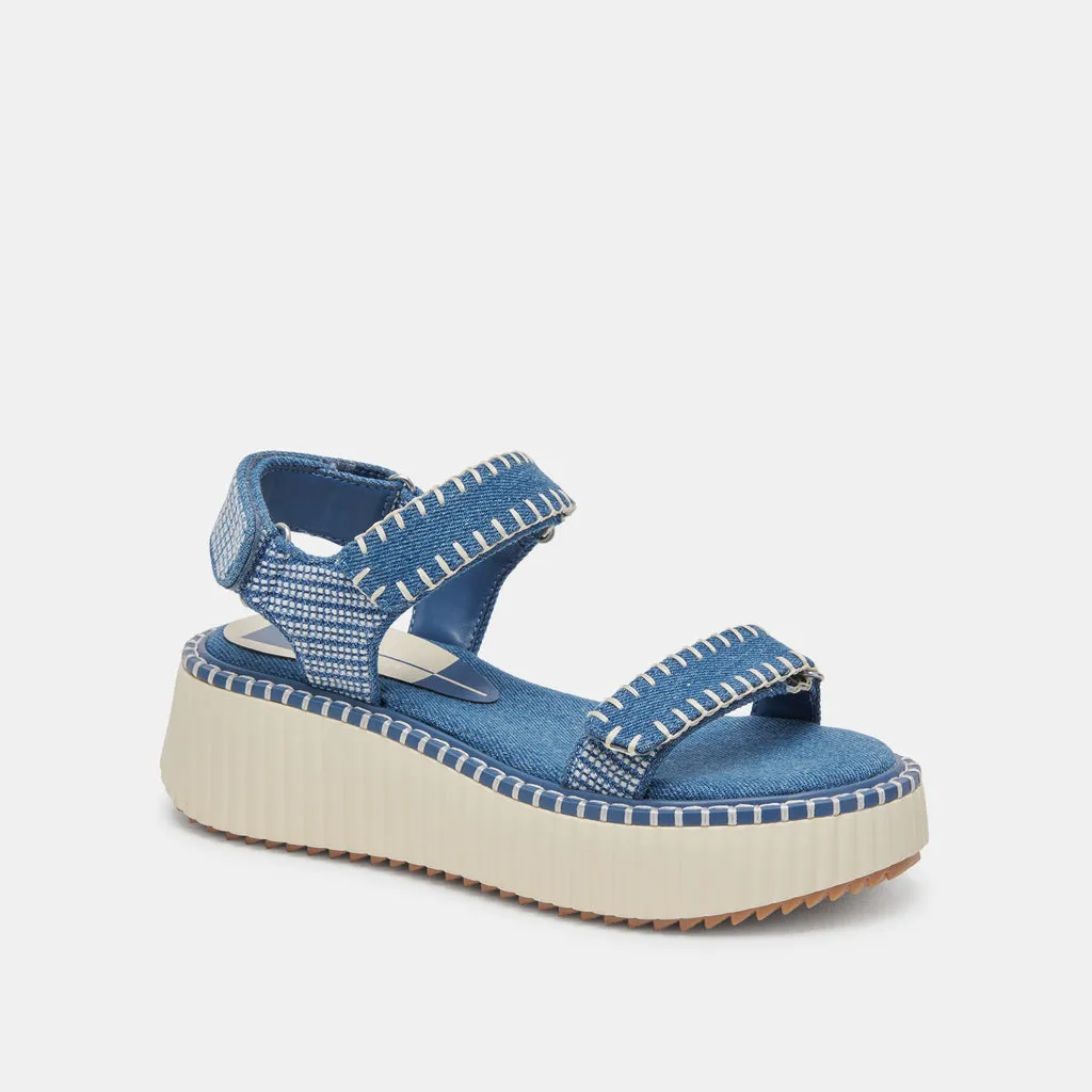 DEBRA SANDALS BLUE DENIM– Dolce Vita 6940496232514