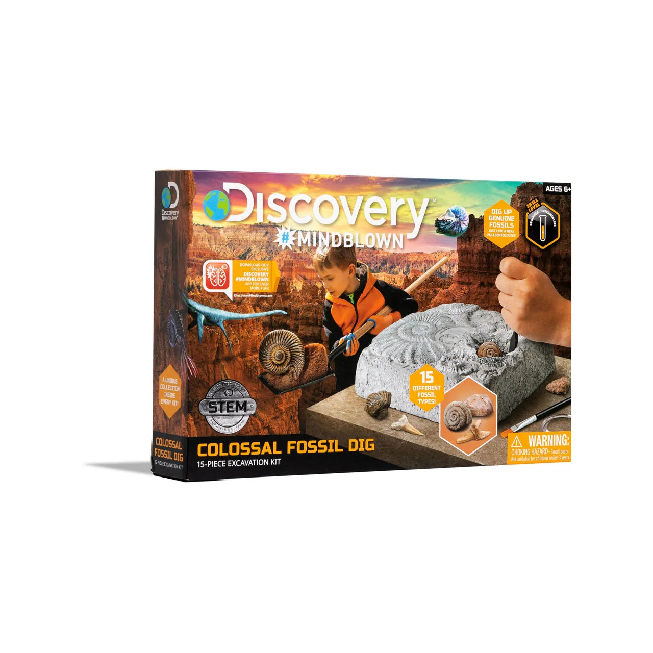 FAO SCHWARZ Discovery Mindblown Fossil Dig Set - Multi